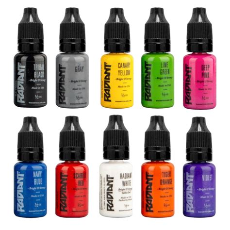 Experience Vibrant and Long-Lasting Results with Radiant Tattoo Ink